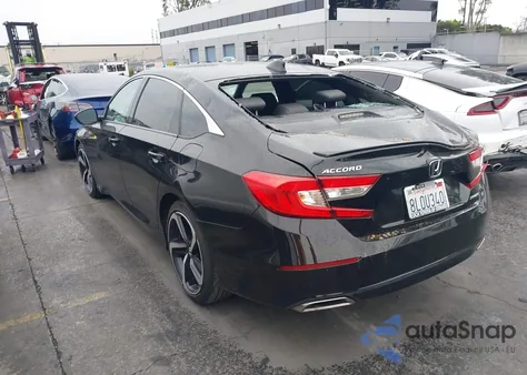 2019 Honda Accord Sport из США, поврежденный, VIN 1HGCV1F32KA083421